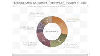 Entrepreneurship Development Programme Ppt Powerpoint Topics