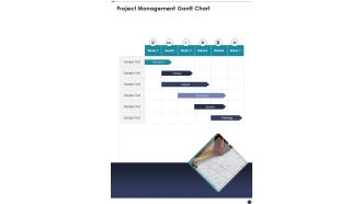 Entrepreneurship Skill Program Proposal Project Management Gantt Chart One Pager Sample Example Document