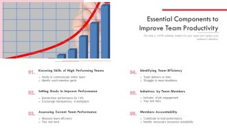 Essential Components To Improve Team Productivity Ppt Infographics Graphics Example PDF