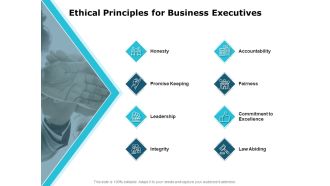 Ethical Principles For Business Executives Ppt PowerPoint Presentation Infographic Template Aids