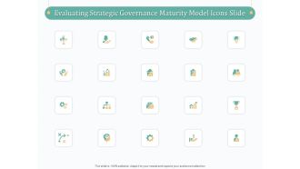 Evaluating Strategic Governance Maturity Model Icons Slide Ppt Outline Picture PDF