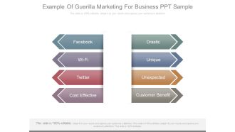 Example Of Guerilla Marketing For Business Ppt Sample