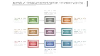 Example Of Product Development Approach Presentation Guidelines