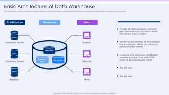Executive Information Database System Basic Architecture Of Data Warehouse Pictures PDF