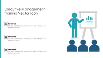 Executive Management Training Vector Icon Ppt PowerPoint Presentation File Smartart PDF