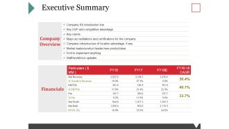Executive Summary Ppt PowerPoint Presentation Portfolio Background