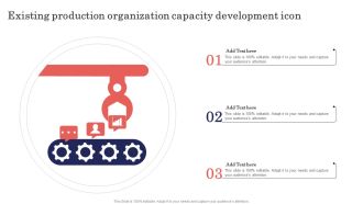 Existing Production Organization Capacity Development Icon Mockup PDF