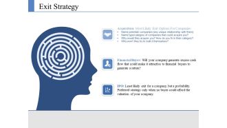 Exit Strategy Ppt PowerPoint Presentation Ideas Grid