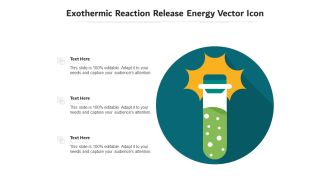 Exothermic Reaction Release Energy Vector Icon Ppt PowerPoint Presentation File Pictures PDF