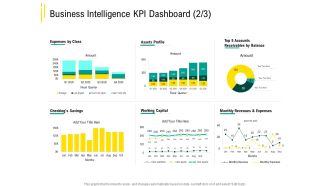 Expert Systems Business Intelligence KPI Dashboard Working Formats PDF