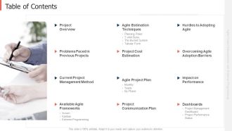 Extreme Programming Approach For Project Management With Agile Framework Table Of Contents Diagrams PDF