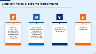Extreme Programming Methodology IT Simplicity Value Of Extreme Programming Microsoft PDF