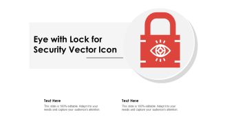 Eye With Lock For Security Vector Icon Ppt PowerPoint Presentation File Good PDF