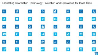 Facilitating Information Technology Protection And Operations For Icons Slide Slides PDF