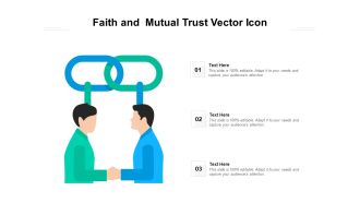 Faith And Mutual Trust Vector Icon Ppt PowerPoint Presentation File Graphics Example PDF