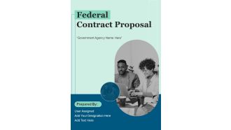 Federal Contract Proposal Example Document Report Doc Pdf Ppt