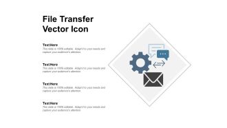 File Transfer Vector Icon Ppt PowerPoint Presentation Show Gallery