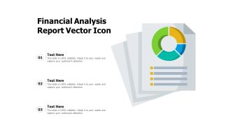 Financial Analysis Report Vector Icon Ppt PowerPoint Presentation Slides Designs Download PDF