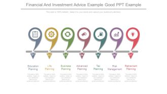 Financial And Investment Advice Example Good Ppt Example