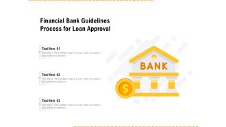 Financial Bank Guidelines Process For Loan Approval Ppt PowerPoint Presentation File Icon PDF