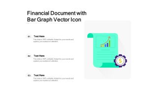 Financial Document With Bar Graph Vector Icon Ppt PowerPoint Presentation Model Layout PDF