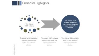 Financial Highlights Ppt PowerPoint Presentation Outline