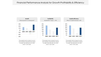 Financial Performance Analysis For Growth Profitability And Efficiency Ppt PowerPoint Presentation Ideas Designs