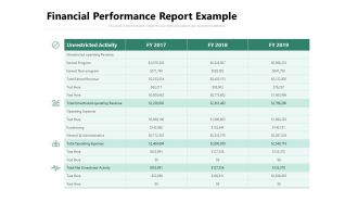 Financial Performance Report Example Ppt PowerPoint Presentation File Shapes PDF