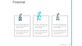 Financial Ppt PowerPoint Presentation Summary Influencers