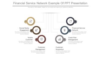 Financial Service Network Example Of Ppt Presentation