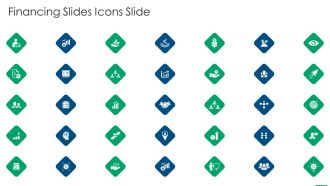 Financing Slides Financing Slides Icons Slide Demonstration PDF
