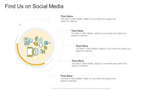 Find Us On Social Media Company Profile Ppt Professional Slides PDF