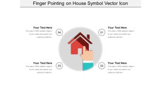 Finger Pointing On House Symbol Vector Icon Ppt PowerPoint Presentation File Icon PDF