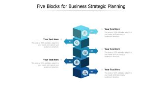 Five Blocks For Business Strategic Planning Ppt PowerPoint Presentation Slides Templates