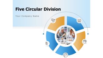 Five Circular Division Human Resource Management Circle Ppt PowerPoint Presentation Complete Deck