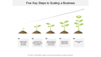 Five Key Steps To Scaling A Business Ppt PowerPoint Presentation Show Format Ideas