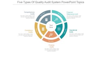 Five Types Of Quality Audit System Ppt PowerPoint Presentation Example 2015