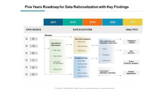 Five Years Roadmap For Data Rationalization With Key Findings Professional