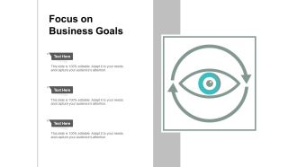 Focus On Business Goals Ppt PowerPoint Presentation Icon Professional
