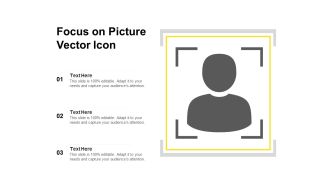 Focus On Picture Vector Icon Ppt PowerPoint Presentation File Inspiration PDF