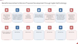 Formulating Plan And Executing Bid Projects Using Agile IT Benefits Associated To Bid And Proposal Professional PDF