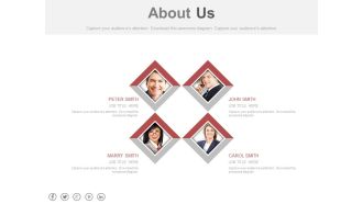 Four Business Persons Introduction Design Powerpoint Slides