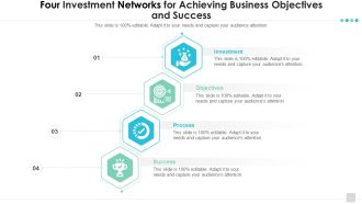 Four Investment Networks For Achieving Business Objectives And Success Ideas PDF