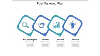 Four Marketing Plan Ppt PowerPoint Presentation Model Background Images