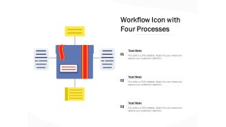 Four Options Process Chart Vector Icon Ppt PowerPoint Presentation Professional Background Designs PDF