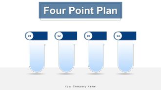 Four Point Plan Strategic Planning Ppt PowerPoint Presentation Complete Deck With Slides