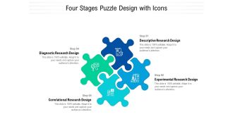 Four Stages Puzzle Design With Icons Ppt Powerpoint Presentation Outline Samples Pdf