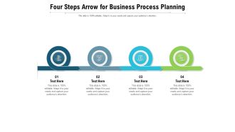 Four Steps Arrow For Business Process Planning Ppt PowerPoint Presentation File Designs Download PDF