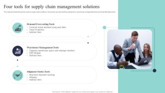 Four Tools For Supply Chain Management Solutions Themes PDF