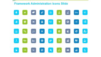 Framework Administration Icons Slide Ppt Model Demonstration PDF